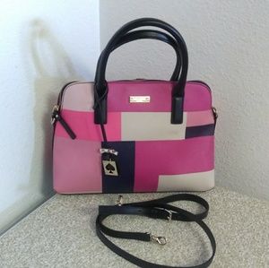 Kate Spade NY Color Block Saffiano Leather Bag